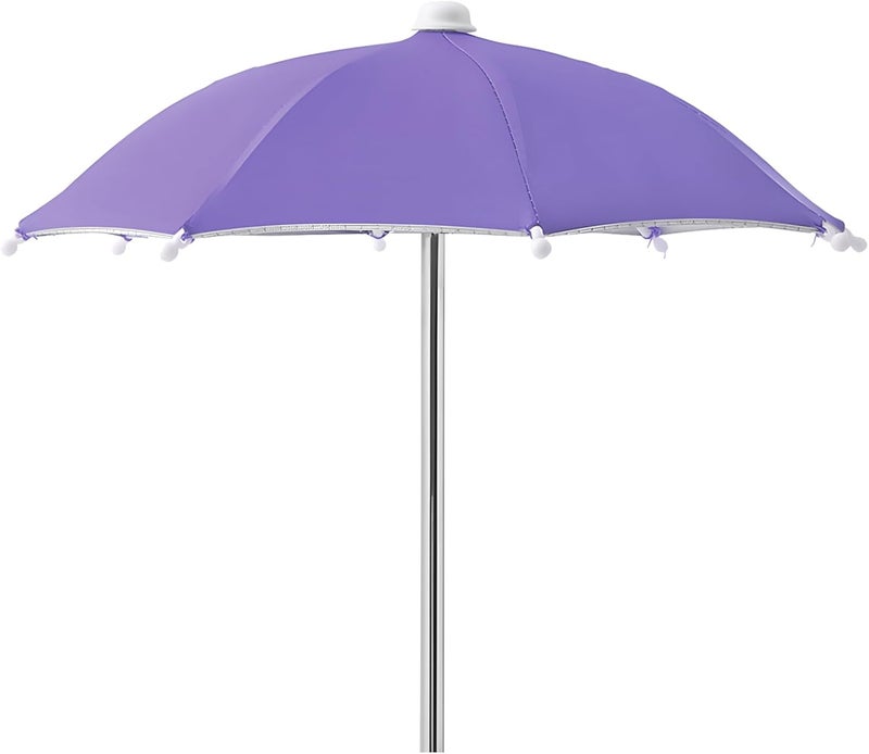 Gnodry Squirrel Picnic Table Feeder Replacement Mini Umbrella for Outside (Purple) - Image 1